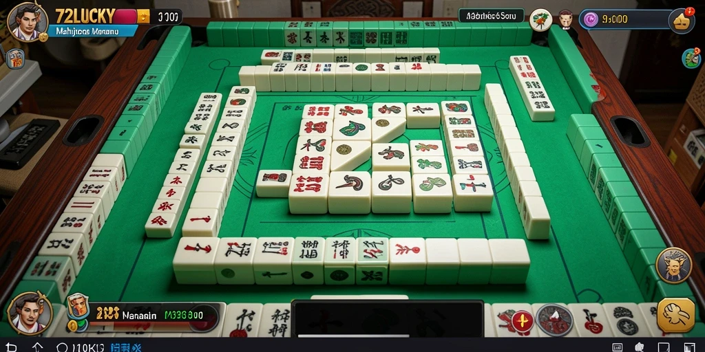Tampilan gameplay Mahjong yang seru dan penuh strategi.