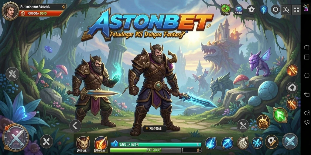 Screenshot menampilkan aksi pertarungan seru dalam ASTONBET.