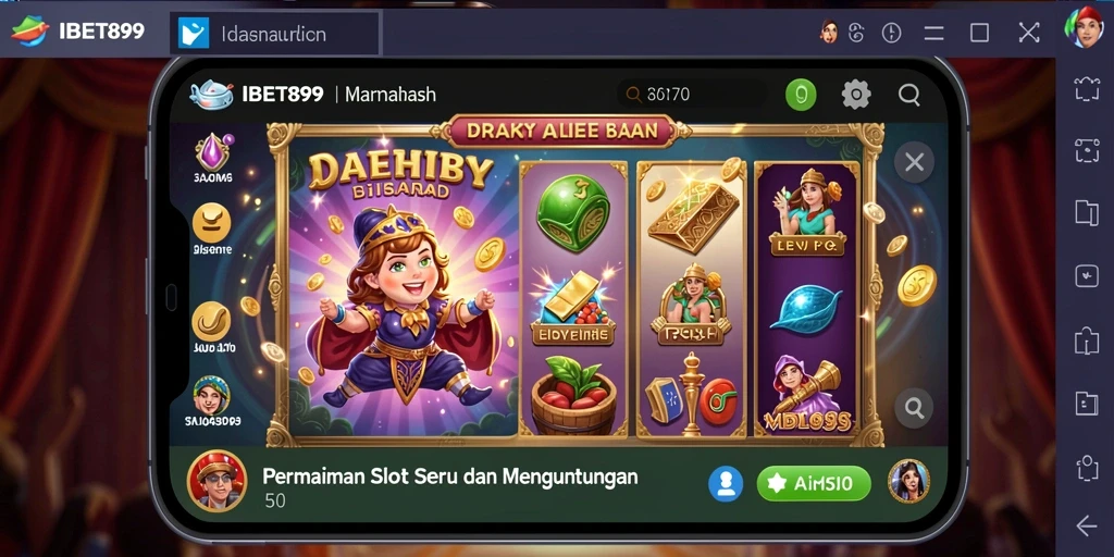 Tampilan menarik dari gameplay Slot di IBET899.