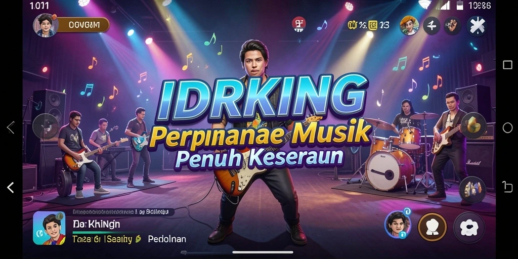 Tampilan gameplay IDRKING yang seru dan menantang.