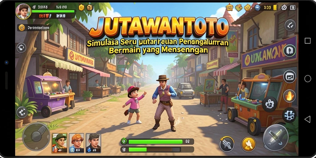 Gameplay menegangkan di dunia simulasi JUTAWANTOTO.