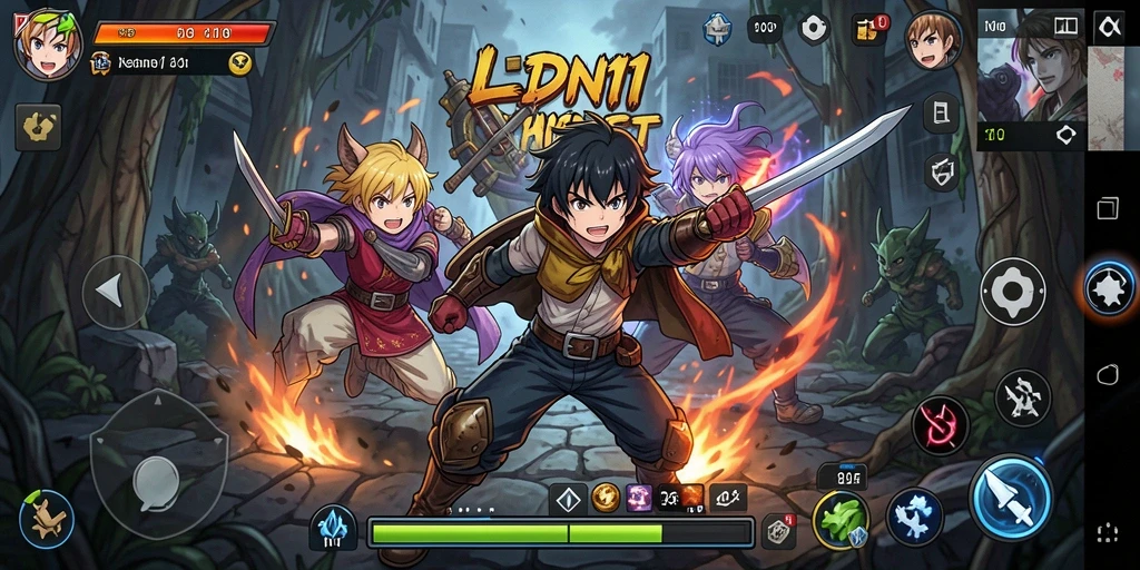 Berinteraksi dalam pertarungan seru di dunia anime LDN11.