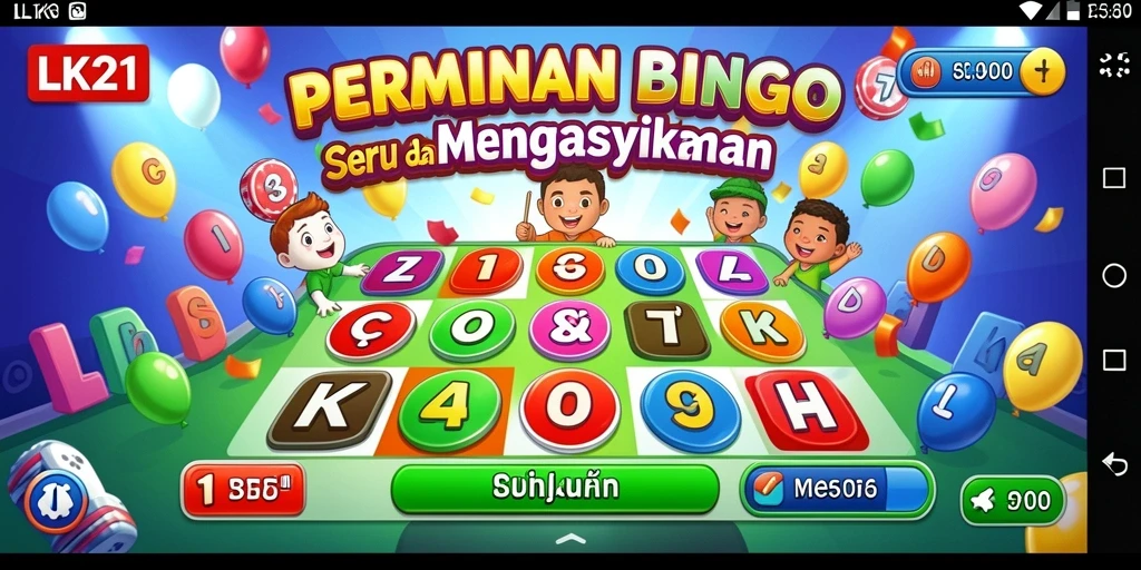 Screenshot LK21 menampilkan gameplay Bingo yang seru dan menantang.