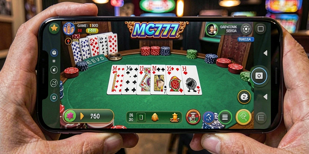 Gameplay seru dan menarik dari game Domino MC777.