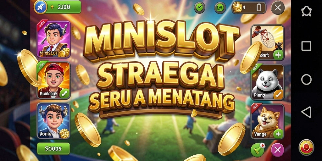Tampilan menarik dari gameplay MINISLOT yang mendebarkan.