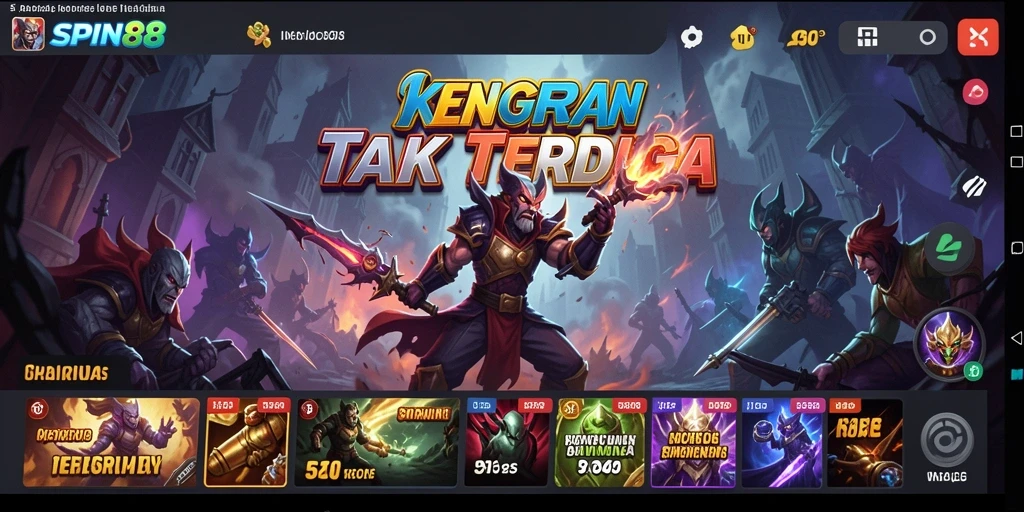 Screenshot menampilkan suasana mencekam dalam gameplay SPIN88.