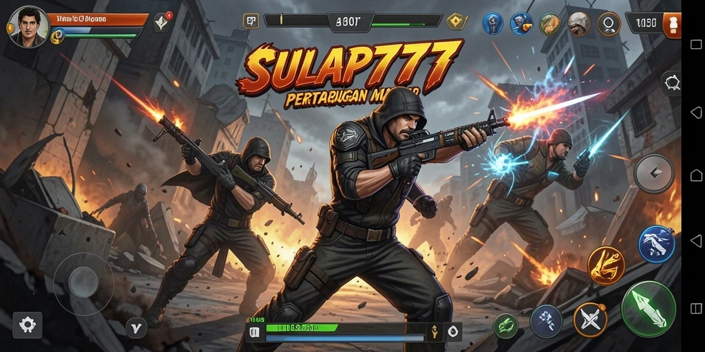 Tampilan dinamis dari gameplay SULAP777 yang penuh aksi.