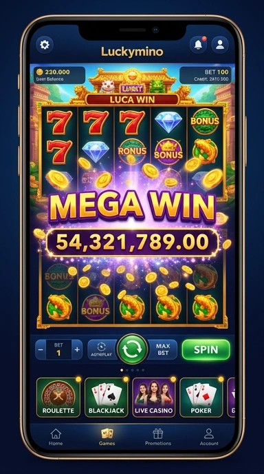 Pengguna menikmati berbagai pilihan aplikasi menarik di luckymino.